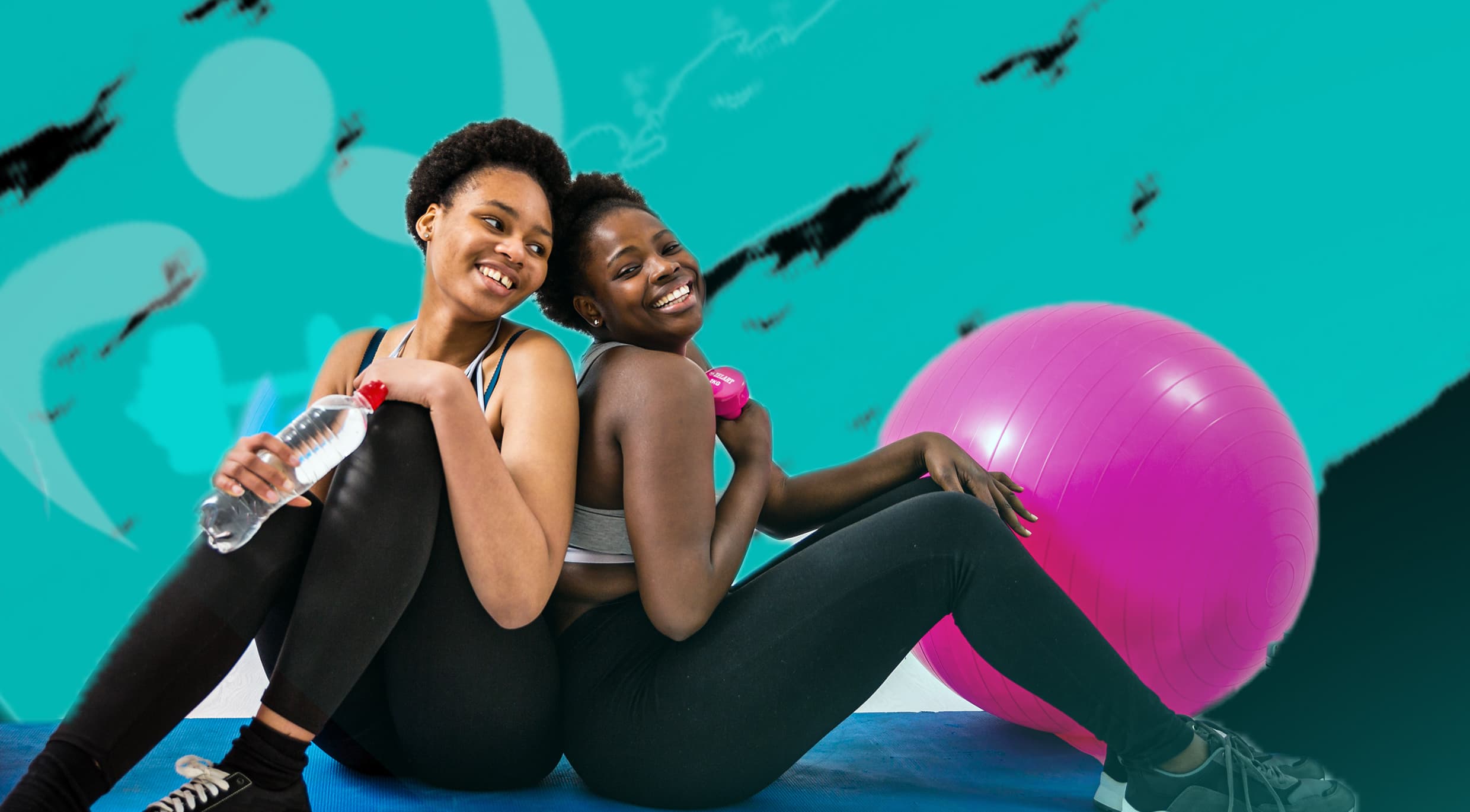 Woman wearing Fithub sportswear